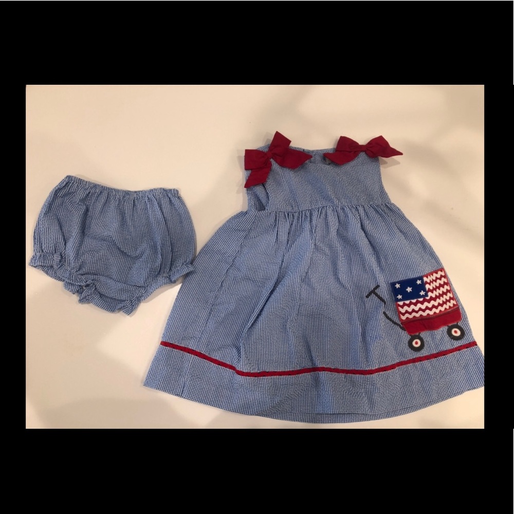 Petit Ami 12m American flag dress